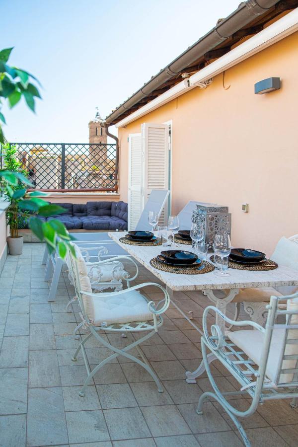Luxury Top Floor In Trastevere Roma Exterior foto